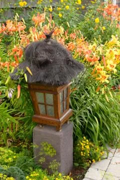 Garden lantern Stock Photos