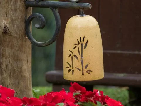 Garden light post Stock Photos