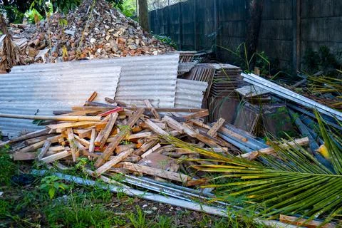 Garden with material Stock Photos