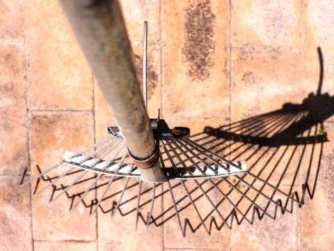 Garden Metal Rake Stock Photos