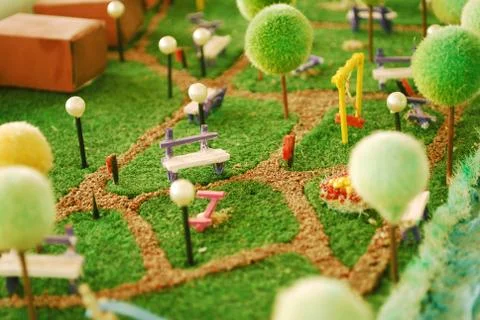 Garden miniature Stock Photos