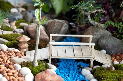 Garden model. Stock Photos