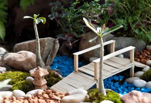 Garden model. Stock Photos