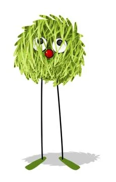 Garden monster Stock Illustration