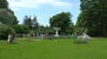 The garden near the Kagul obelisk. Pushkin. Catherine Park. Tsarskoye Selo. 4K. 4k or 4k+ Resolution