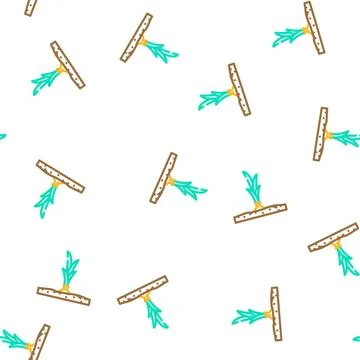 Garden onion vector seamless pattern Stock Illustration