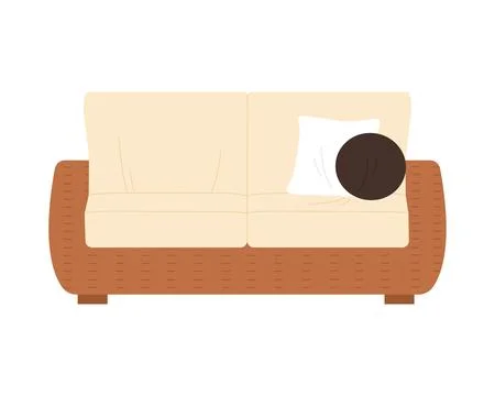 Garden outdoor sofa Illustration