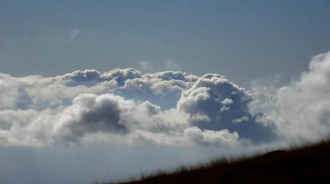 Garden over clouds Timelapse Stock Footage 10601969