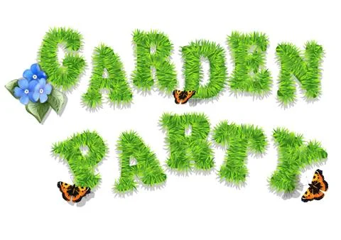 Garden party Stock Illustration
