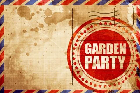 Garden party Stock Illustration