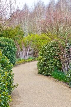 Garden path Stock Photos