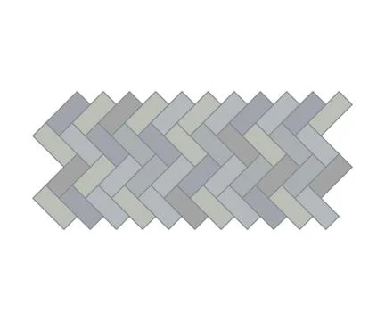 Garden path. View from above. Vector illustration on a white background. Ilustração Stock