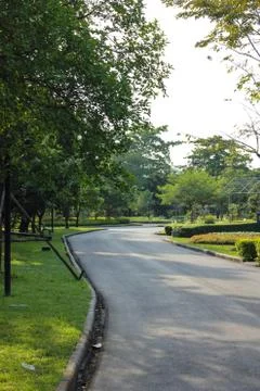 Garden path way Stock Photos