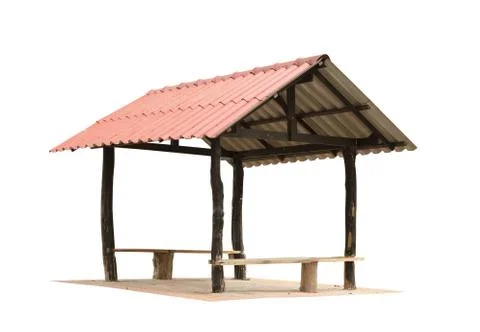 Garden pavilion Stock Photos