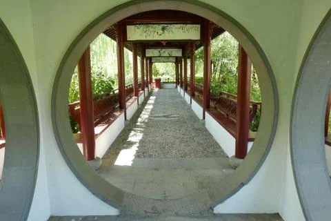 In a garden 写真素材