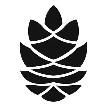 Garden pine corn icon, simple style Stockillustratie