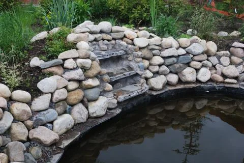 Garden pond Foto stock
