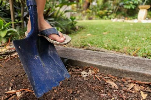 Garden preparation Stock Photos
