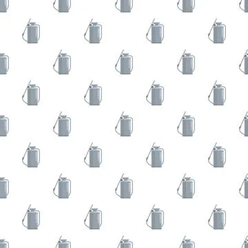 Garden pressure sprayer repeating pattern for agriculture background Stockillustratie