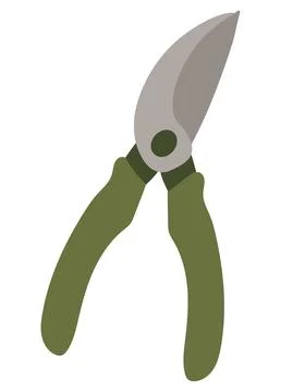 Garden Pruning Shears Illustration