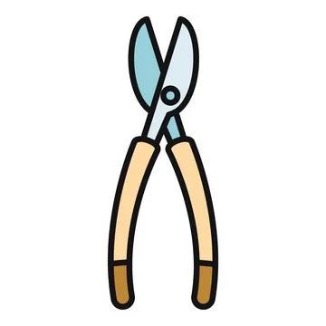 Garden pruning shears tool for horticulture and farming Stock Illustration