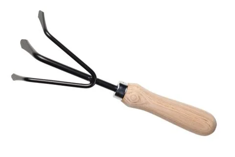 Garden Rake Isolated on White Background Stock Photos