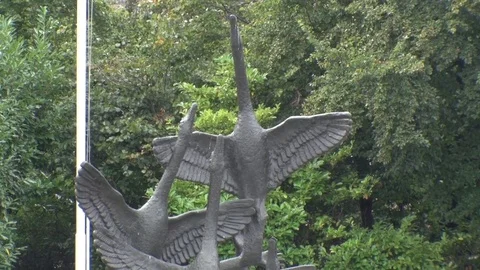 Garden of Remembrance (Dublin) 스톡 동영상 80907408