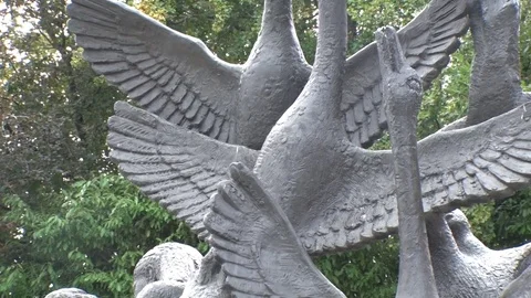 Garden of Remembrance (Dublin) 스톡 동영상 80907497