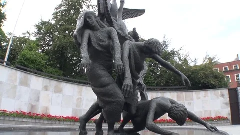 Garden of Remembrance (Dublin) 스톡 동영상 80908454