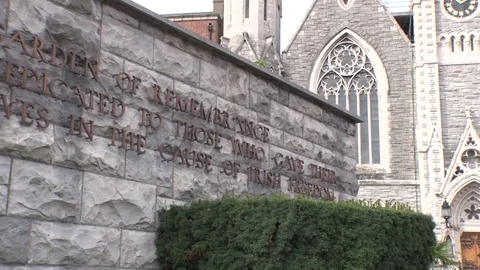 Garden of Remembrance (Dublin) 스톡 동영상 80908713