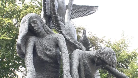 Garden of Remembrance (Dublin) 스톡 동영상 80909030