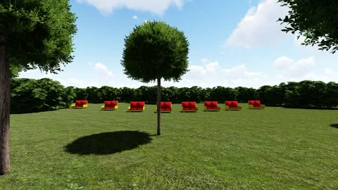 Garden rest zone Stock-Footage 341499790