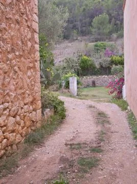 Garden road Stock Photos