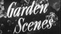 GARDEN SCENES Gardening Vintage Film Flower Vegetable Graphic Leader 8mm 7054 HD Footage