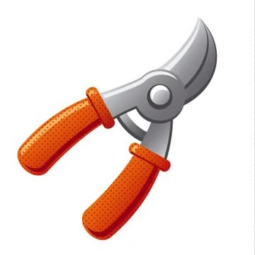 Garden scissors icon Stock Illustration