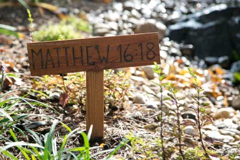 Garden Scriptures Foto stock