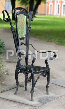 Garden seat Stock Photos
