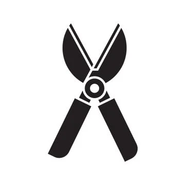 Garden Secateurs Icon Stock Illustration
