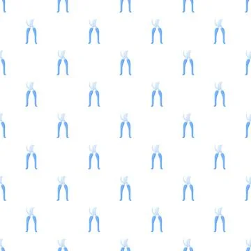 Garden secateurs pattern for horticulture background design Stock Illustration