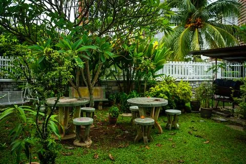 Garden Set up Stock Photos