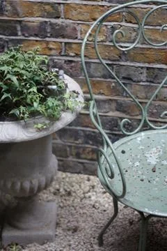 Garden setting Stock Photos