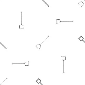Garden shovel pattern seamless vector Stock Illustration