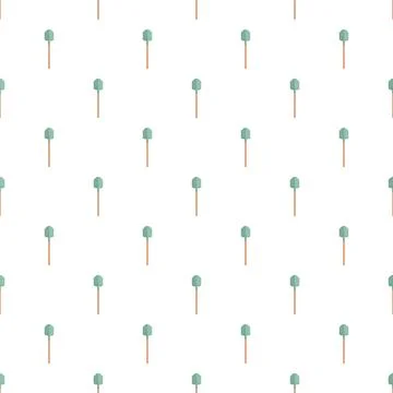 Garden shovels seamless pattern creating abstract background 스톡 일러스트