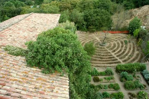 Garden of the simple 写真素材