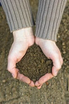 Garden soil Stock Photos