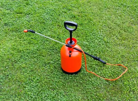 Garden sprayer. Stock Photos