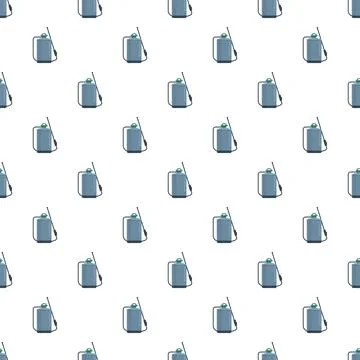 Garden sprayer tool seamless pattern for agriculture theme 스톡 일러스트
