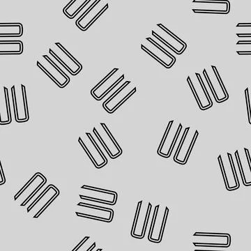 Garden stakes tool vector seamless pattern Stock Illustration