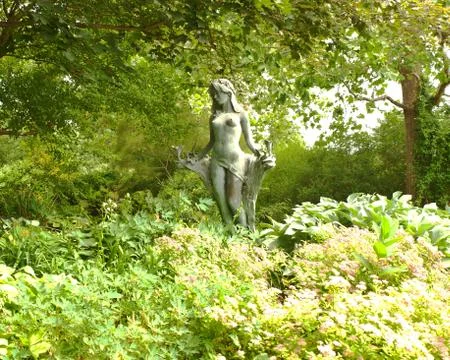 Garden statue Stock Photos