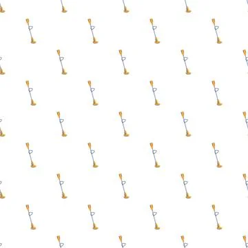 Garden string trimmer tool seamless pattern background Stock-Illustration
